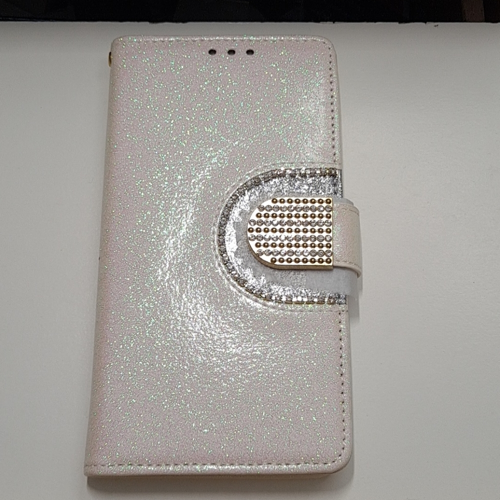 case for iphone xs max 6.5" color white-silver new